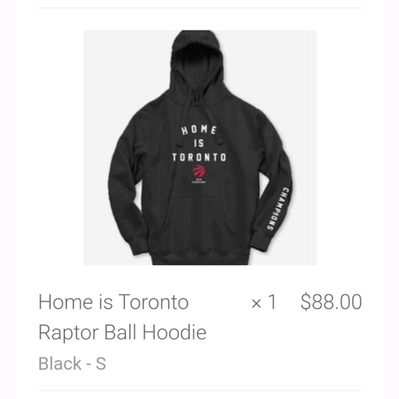 Peace Collective Home Is Toronto, NBA Raptors Hoodie, 2019 Champions - Picture 7 of 7